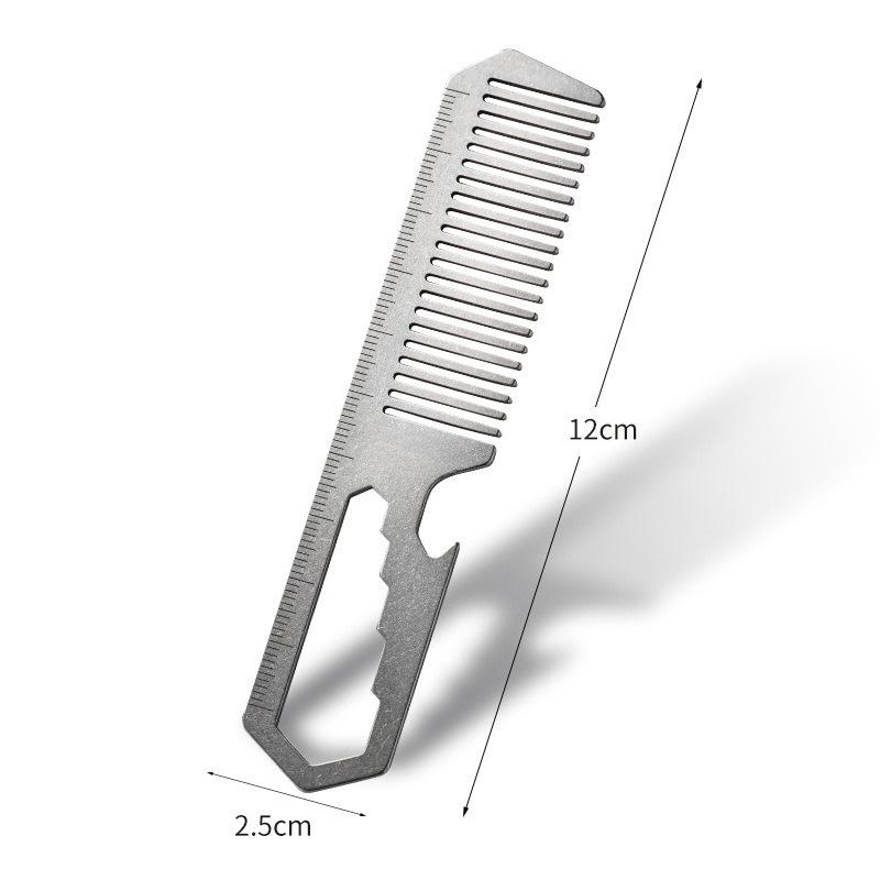 Comb Pocket Titanium - Novo Pente Multifuncional de Liga de