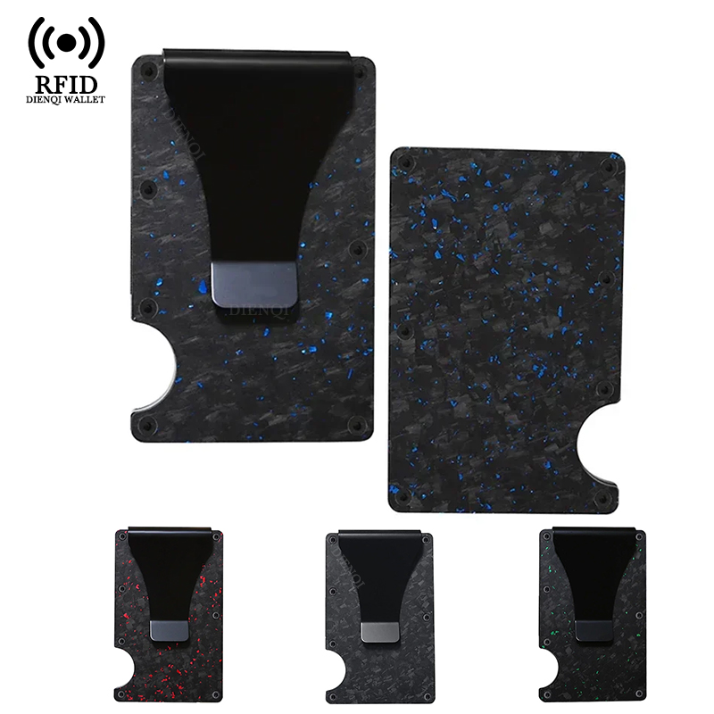 Edc Concealed Carry - Carteira Masculina com Bloqueio RFID, Porta-Cartões