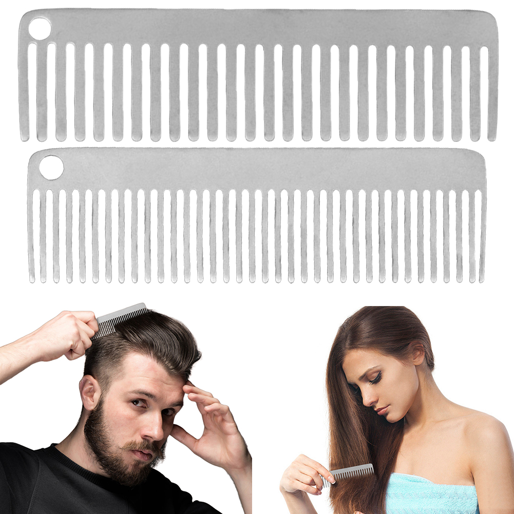 Comb Pocket Titanium - Pente de titânio antiestático, pente de