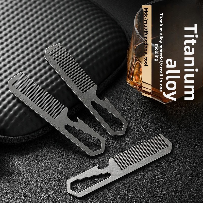 Novo Pente Multifuncional de L - Comb Pocket Titanium avaliação e preço
