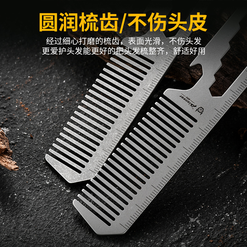 Pente de liga de titânio TC4,  - Comb Pocket Titanium avaliação e preço