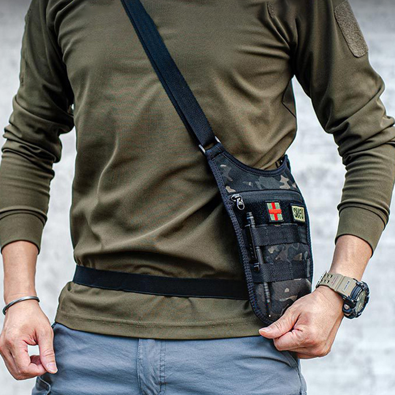Axilas tático bolsa de ombro c - Edc Concealed Carry avaliação e preço
