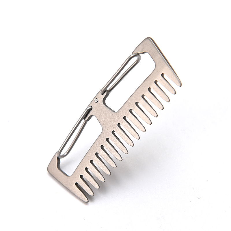 Liga de titânio pente edc mult - Comb Pocket Titanium avaliação e preço