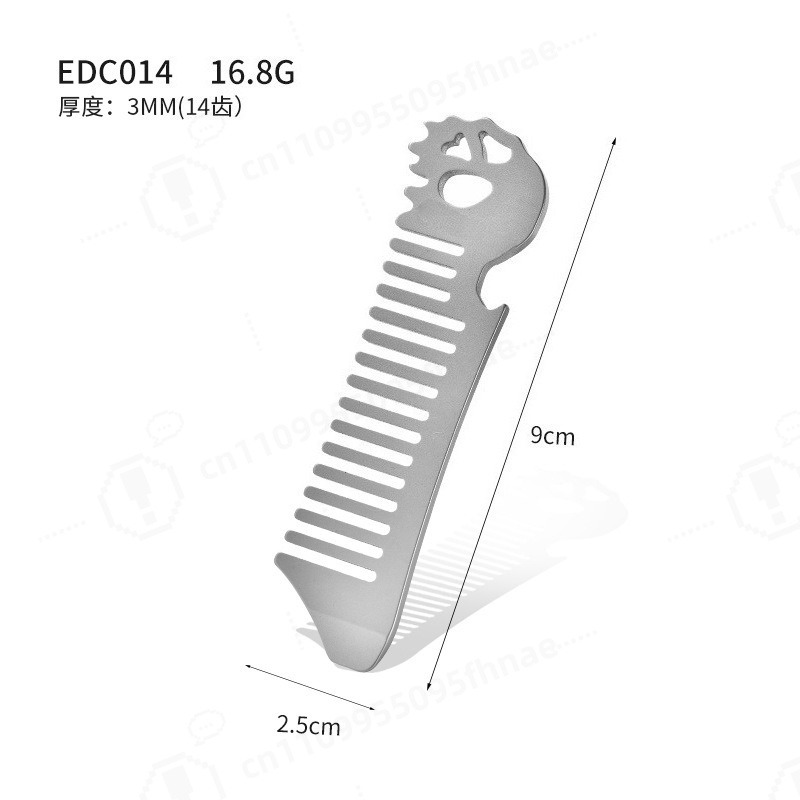 Pente de Cabelo Portátil de Bo - Comb Pocket Titanium avaliação e preço
