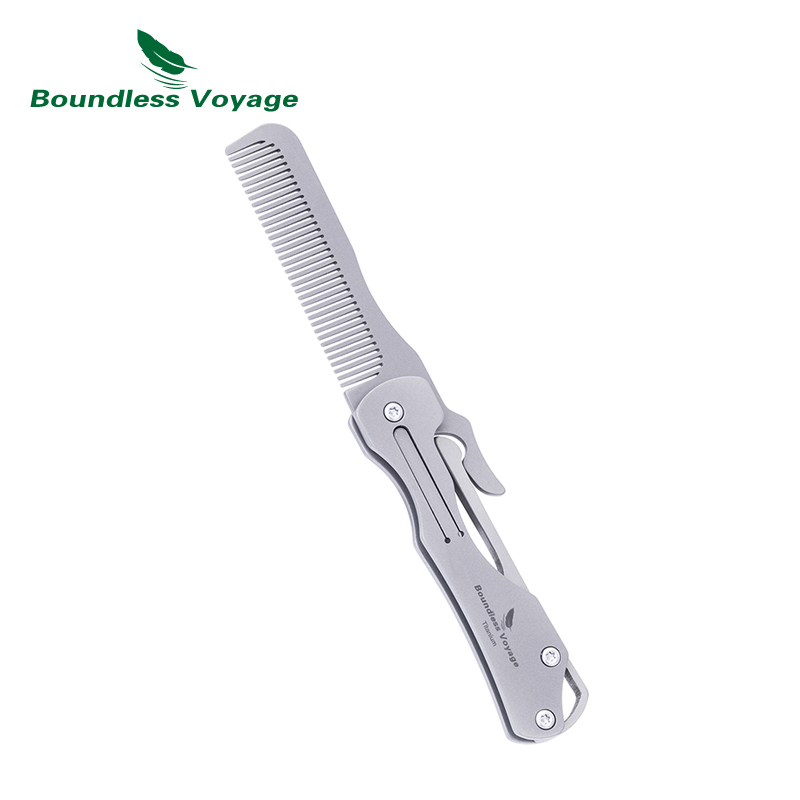 Pente de cabelo dobrável de ti - Comb Pocket Titanium avaliação e preço
