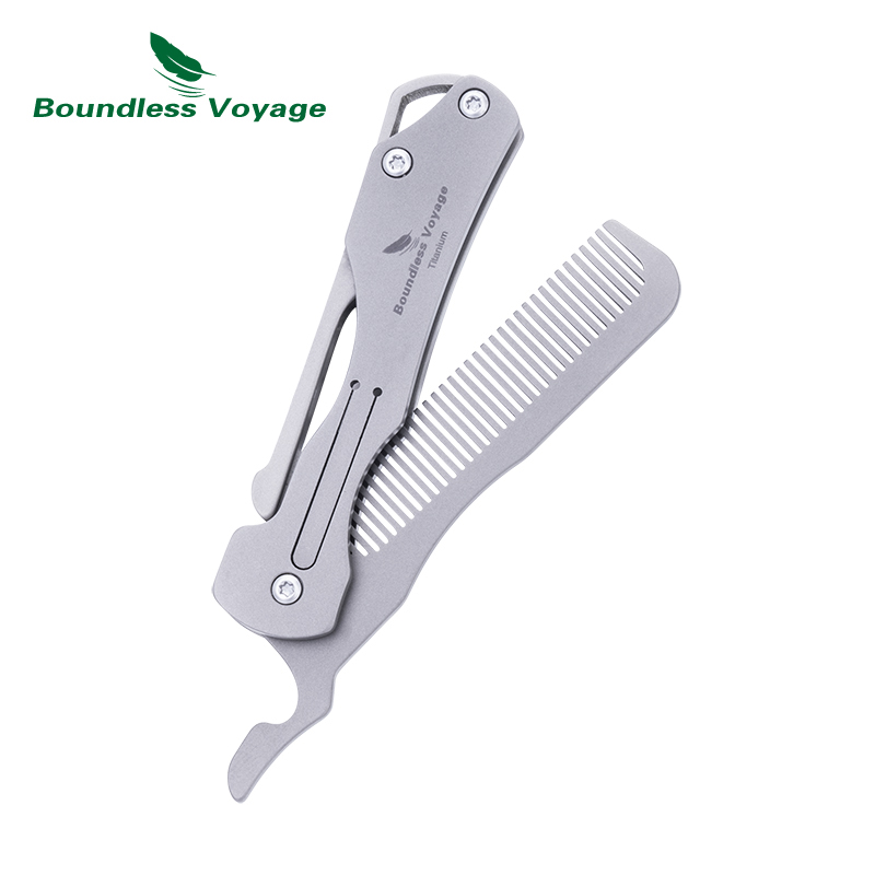 Pente de cabelo dobrável de ti - Comb Pocket Titanium avaliação e preço