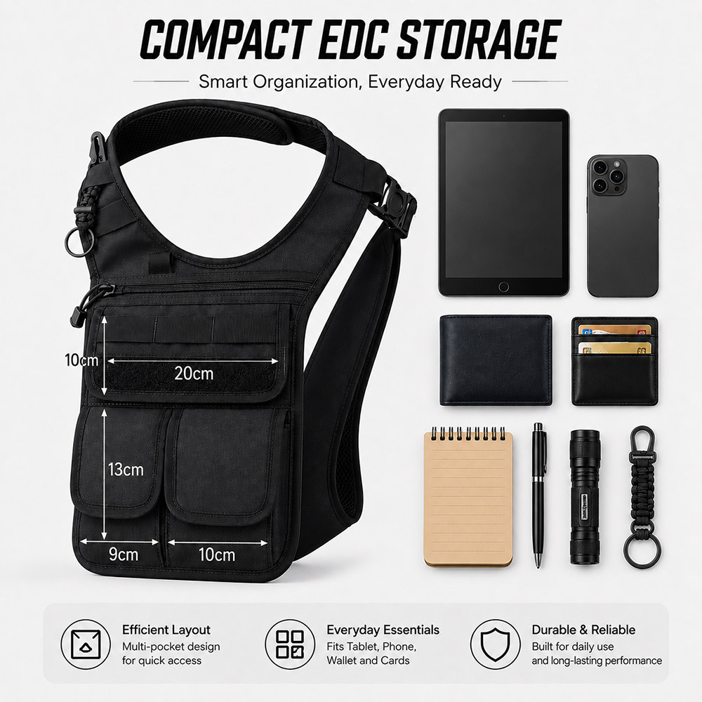 Bolsa Tática Oculta para Ferra - Edc Concealed Carry avaliação e preço