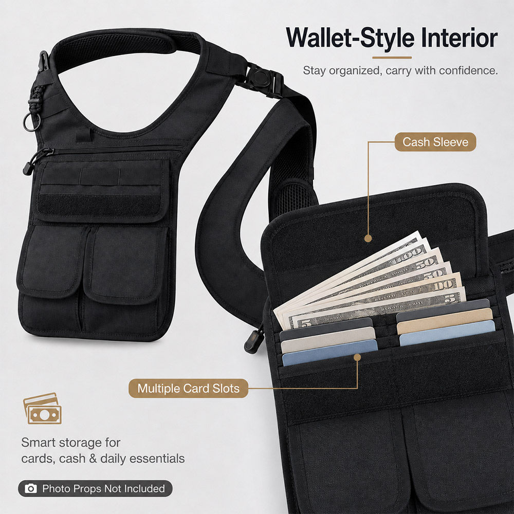 Bolsa Tática Oculta para Ferra - Edc Concealed Carry avaliação e preço