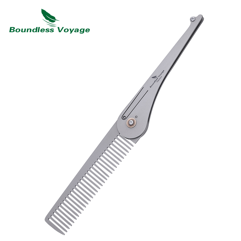 Pente dobrável de titânio Boun - Comb Pocket Titanium avaliação e preço