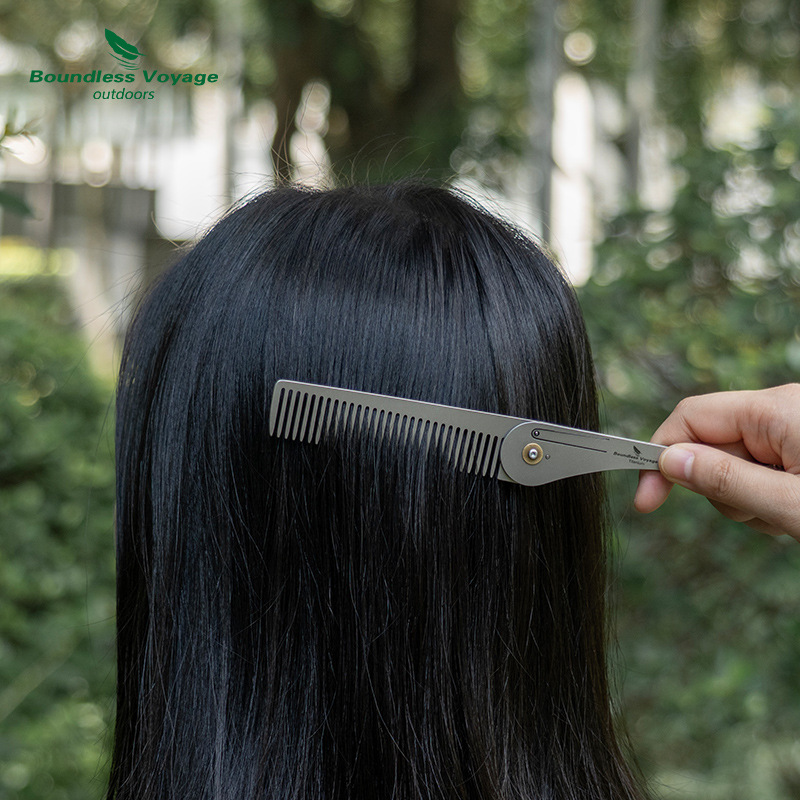 Pente de cabelo de titânio pur - Comb Pocket Titanium avaliação e preço