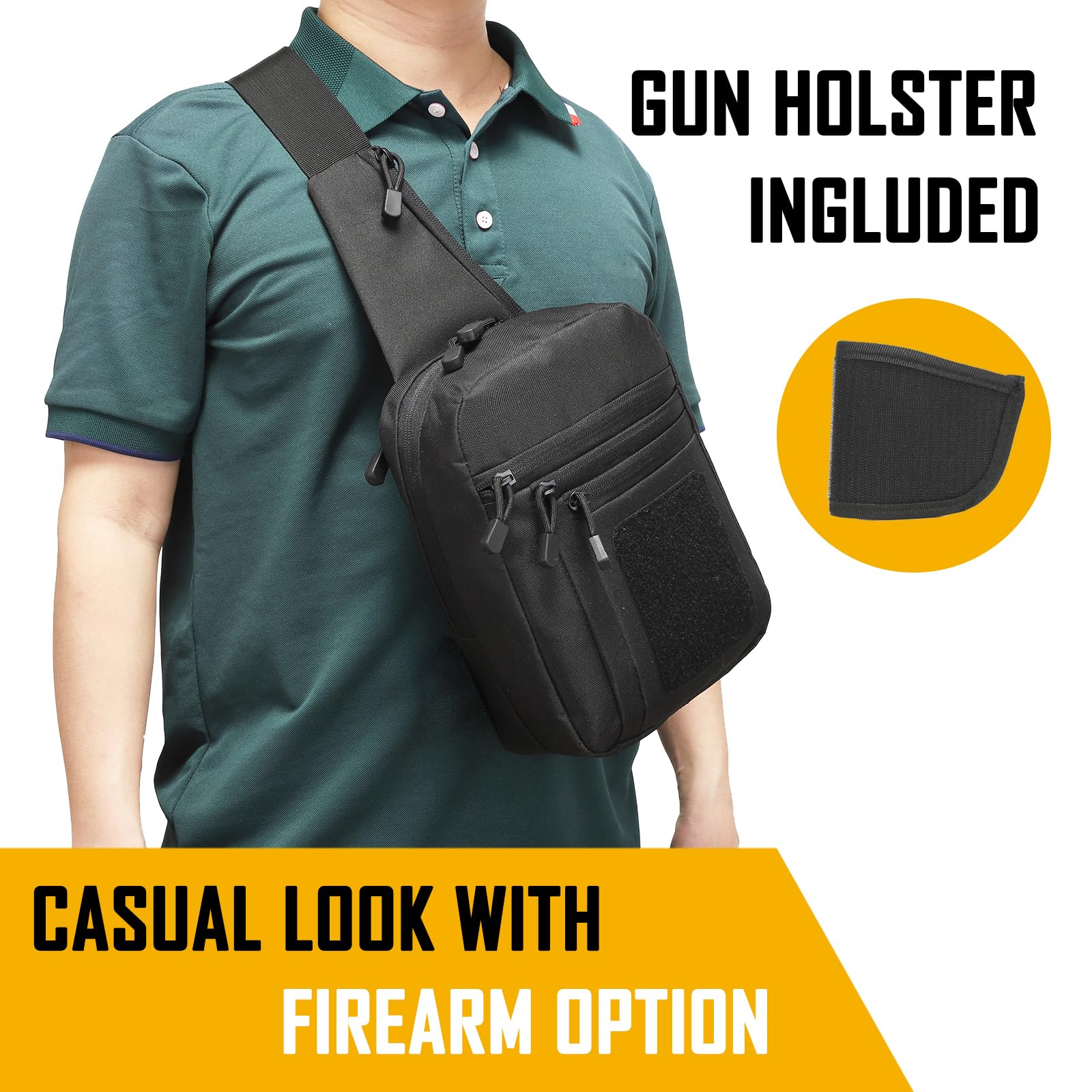 Bolsa crossbody de transporte  - Edc Concealed Carry avaliação e preço